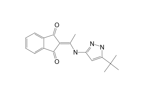 2-[1-[(5-TERT.-BUTYL-1H-PYRAZOL-3YL)-AMINO]-ETHYLIDENE]-1H-INDANE-1,3(2H)-DIONE