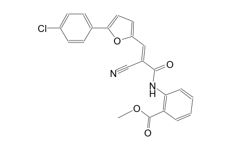 benzoic acid, 2-[[(2E)-3-[5-(4-chlorophenyl)-2-furanyl]-2-cyano-1-oxo-2-propenyl]amino]-, methyl ester