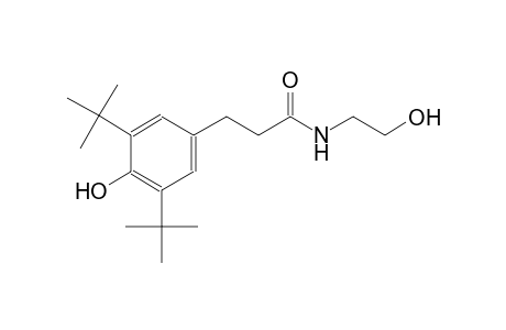 Propanamide, 3-[3,5-di(tert-butyl)-4-hydroxyphenyl]-N-(2-hydroxyethyl)-