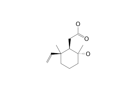 (1-R,6-R,2-R)-2-(2-HYDROXY-2,6-DIMETHYL-6-VINYLCYCLOHEXANYL)-ACETIC_ACID