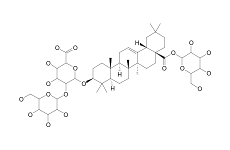 BETA-D-GLUCOPYRANOSYL-3-(O-BETA-D-GALACTOPYRANOSYL-(1->2)-(O-BETA-D-GLUCOPYRANOSYLOXY))-OLEANOLATE