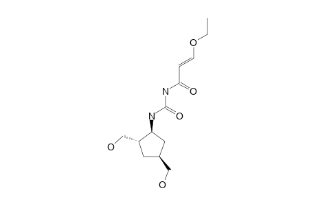 (+/-)-N-[(1-BETA,2-ALPHA,4-BETA)-2,4-BIS-(HYDROXYMETHYL)-CYCLOPENTYL]-N'-(3-ETHOXYPROPENOYL)-UREA