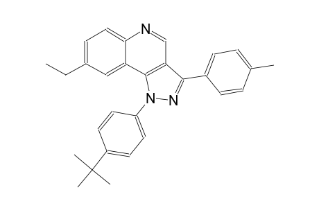 1-(4-tert-butylphenyl)-8-ethyl-3-(4-methylphenyl)-1H-pyrazolo[4,3-c]quinoline