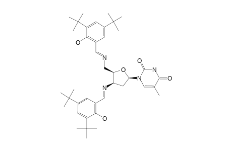 3',5'-BIS-(3,5-DI-TERT.-BUTYL-SALICYLALDIMINATO)-3',5'-DIDEOXY-XYLOTHYMIDINE