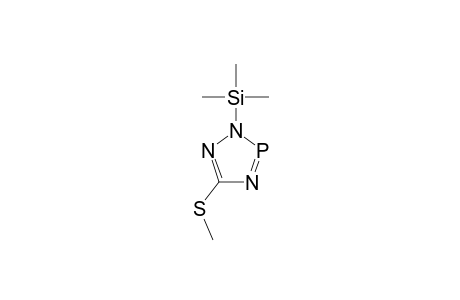 2-TRIMETHYLSILYL-5-METHYLTHIO-1,2,4,3-TRIAZAPHOSPHOLE