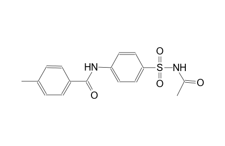 N-{4-[(acetylamino)sulfonyl]phenyl}-4-methylbenzamide