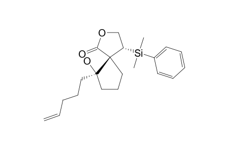 RAC-(4R,5S,6S)-4-[DIMETHYL-(PHENYL)-SILYL]-6-HYDROXY-6-(PENT-4-EN-1-YL)-2-OXASPIRO-[4.4]-NONAN-1-ONE