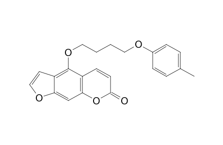 4-(4-[4-Methylphenoxy]butoxy)-7H-furo[3,2-g][1]benzopyran-7-one