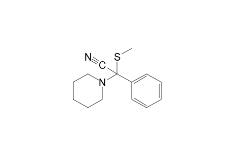 alpha-(METHYLTHIO)-alpha-PHENYL-1-PIPERIDINEACETONITRILE