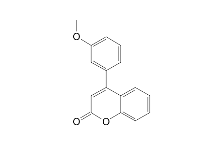 4-(3-METHOXYPHENYL)-2H-1-BENZOPYRAN-2-ONE