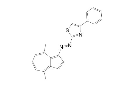 2-[(4,8-DIMETHYLAZULEN-1-YL)-DIAZENYL]-4-PHENYL-1,3-THIAZOLE