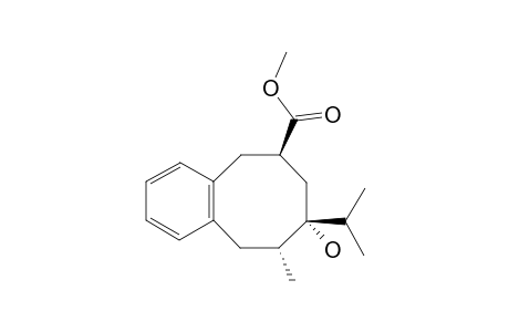 METHYL-(6RS,8RS,9RS)-8-HYDROXY-8-ISOPROPYL-9-METHYL-5,6,7,8,9,10-HEXAHYDRO-BENZO-[8]-ANNULENE-6-CARBOXYLATE