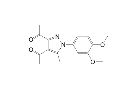 1,1'-(1-(3,4-dimethoxyphenyl)-5-methyl-1H-pyrazole-3,4-diyl)diethanone