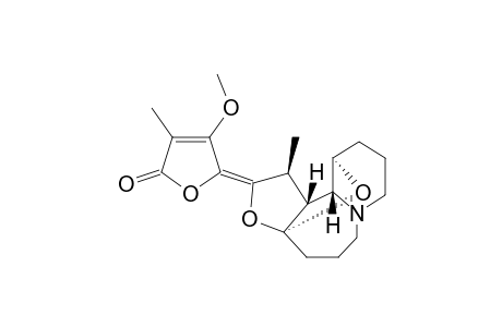 PYRIDOSTEMIN;4-METHOXY-3-METHYL-5-[(2Z,11AS)-3AT,11T-EPOXY-1C-METHYL-(11AR,11BC)-DODECAHYDRO-FURO-[3,2-C]-PYRIDO-[1,2-A]-AZEPIN-2-YLIDENE]-5H-FURAN