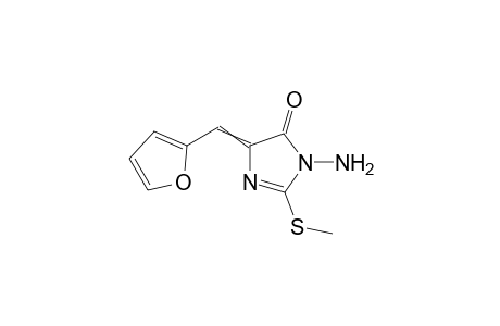 3-Amino-5-(2-furylmethylene)-2-methylsulfanyl-imidazol-4-one