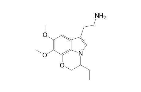 6-(2-Aminoethyl)-3-ethyl-8,9-dimethoxy-3,4-dihydropyrrolo[1,2,3-de]-2H-1,4-benzoxazine