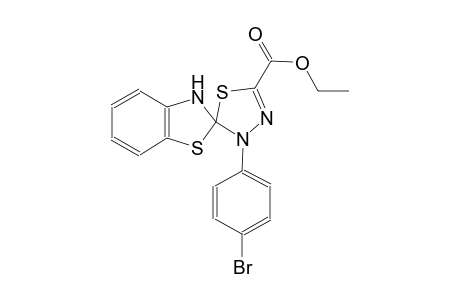 ethyl 3'-(4-bromophenyl)-3H,3'H-spiro[benzo[d]thiazole-2,2'-[1,3,4]thiadiazole]-5'-carboxylate