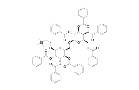 2-(TRIMETHYLSILYL)-ETHYL-2,3,4,6-TETRA-O-BENZOYL-BETA-D-GALACTOPYRANOSYL-(1->6)-2,3,4-TRI-O-BENZOYL-BETA-D-GALACTOPYRANOSIDE