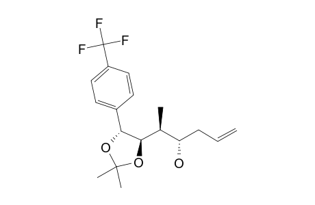 (2S,3S)-2-[(4R,5R)-5-[4-(TRIFLUOROMETHYL)-PHENYL]-2,2-DIMETHYL-1,3-DIOXOLAN-4-YL]-HEX-5-EN-3-OL