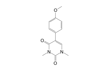 5-(4-METHOXYPHENYL)-1,3-DIMETHYL-PYRIMIDINE-2,4(1H,3H)-DIONE