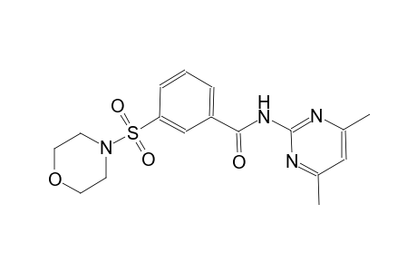 N-(4,6-dimethyl-2-pyrimidinyl)-3-(4-morpholinylsulfonyl)benzamide