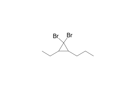 1,1-Dibromo-2-ethyl-3-propylcyclopropane