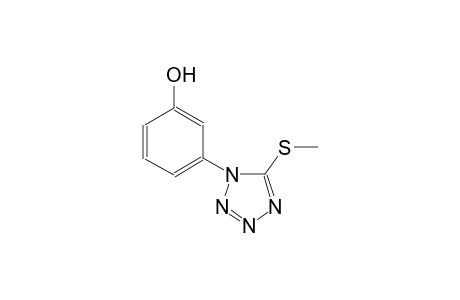 3-[5-(methylsulfanyl)-1H-tetraazol-1-yl]phenol