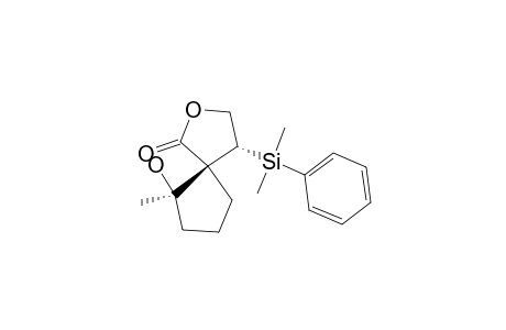 RAC-(4R,5S,6S)-4-[DIMETHYL-(PHENYL)-SILYL]-6-HYDROXY-6-METHYL-2-OXASPIRO-[4.4]-NONAN-1-ONE