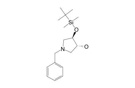 (3S,4S)-1-BENZYL-4-(TERT.-BUTYLDIMETHYLSILOXY)-3-HYDROXYPYRROLIDINE