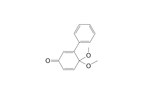 4,4-Dimethoxy-3-phenyl-1-cyclohexa-2,5-dienone