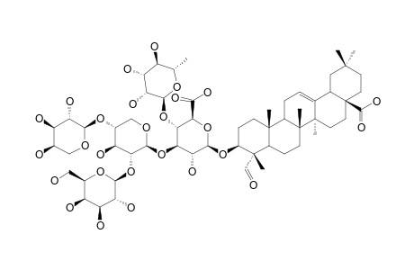 3-O-BETA-[GALACTOPYRANOSYL-(1->2)-[ARABINOPYRANOSYL-(1->4)]-XYLOPYRANOSYL-(1->3)-[RHAMNOPYRANOSYL-(1->4)]-GLUCURONOPYRANOSYL]-GYPSOGENIN