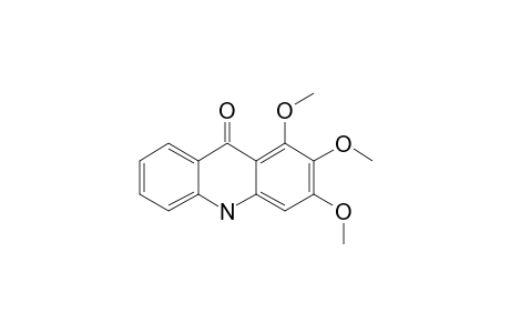 TODDALIOPSIN_A;1,2,3-TRIMETHOXYACRIDONE