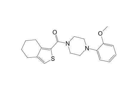 [4-(2-methoxyphenyl)-1-piperazinyl]-(4,5,6,7-tetrahydro-2-benzothiophen-1-yl)methanone