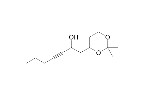 1-(2',2'-Dimethyl-1',3'-dioxan-4'-yl)hept-3-yn-2-ol