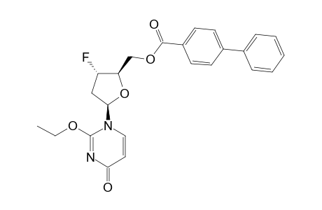 2',3'-DIDEOXY-2-O-ETHYL-3'-FLUORO-5'-O-(4-PHENYLBENZOYL)-URIDINE