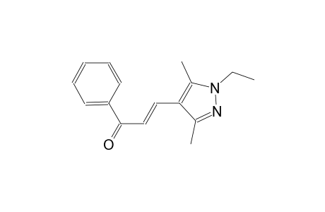 (2E)-3-(1-ethyl-3,5-dimethyl-1H-pyrazol-4-yl)-1-phenyl-2-propen-1-one