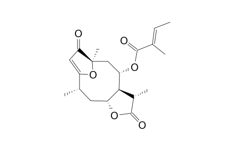 (4S,6R,7S,8S,10R,11S)-1-OXO-3,10-EPOXY-8-ANGELOYLOXYGERMACRA-2-EN-6(12)-OLIDE