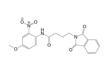 4-(1,3-dioxo-1,3-dihydro-2H-isoindol-2-yl)-N-(4-methoxy-2-nitrophenyl)butanamide