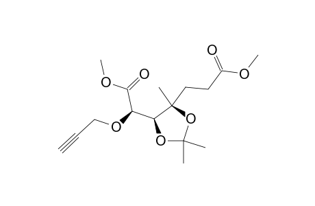 (2R,3S,4R)-DIMETHYL-3,4-ISOPROPYLIDENEDIOXY-4-METHYL-2-[(PROP-2-YNYL)-OXY]-HEPTANEDIOATE