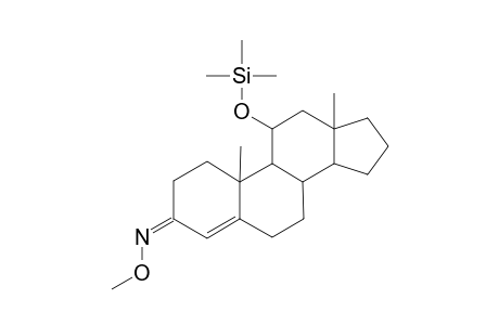 ANDROST-4-ENE-11.ALPHA.-OL-3-ONE(3-O-METHYLOXIME-11.ALPHA.-TRIMETHYLSILYL ETHER)