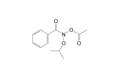 acetic acid (benzoyl-isopropoxy-amino) ester