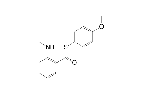 S-4-Methoxyphenyl 2-(methylamino)benzothioate