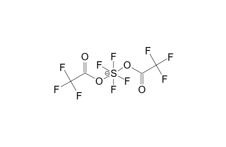 CIS-BIS-(TRIFLUOROACETOXY)-TETRAFLUOROSULFUR-(1-)-ANION