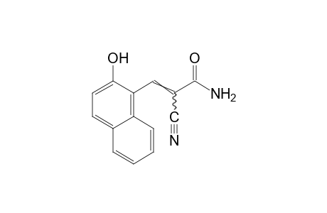 alpha-cyano-2-hydroxy-1-naphthaleneacrylamide