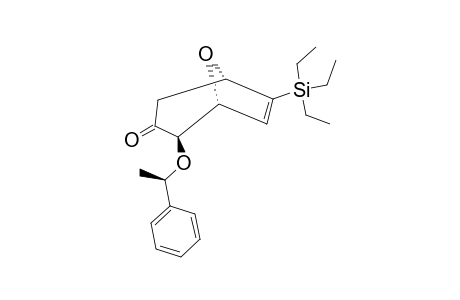 (1S,2R,5S)-2-[(1R)-PHENYLETHOXY]-6-TRIETHYLSILYL-8-OXABICYCLO-[3.2.1]-OCT-6-EN-3-ONE