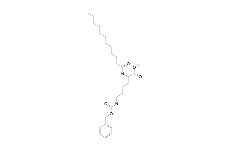 N-(ALPHA)-LAUROYL-N-(EPSILON)-CBZ-LYSINE_METHYLESTER