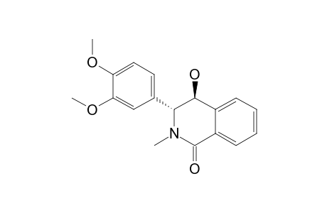 TRANS-3-(3,4-DIMETHOXY-PHENYL)-4-HYDROXY-2-METHYL-3,4-DIHYDRO-1(2H)-ISOQUINOLONE