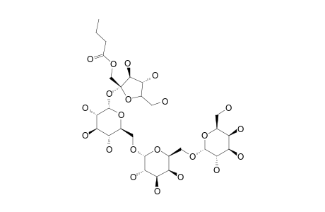 1-O-BUTANOYL-STACHYOSE;ALPHA-GALACTOPYRANOSYL-(1->6)-ALPHA-GALACTOPYRANOSYL-(1->6)-ALPHA-GLUCOPYRANOSYL-(1->2)-BETA-FRUCTO