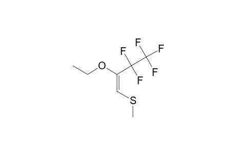 (E)-3-ETHOXY-1,1,1,2,2-PENTAFLUORO-4-(METHYLTHIO)-BUT-3-ENE