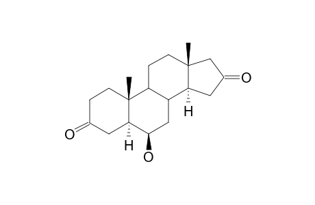 6-BETA-HYDROXY-5-ALPHA-ANDROSTANE-3,16-DIONE